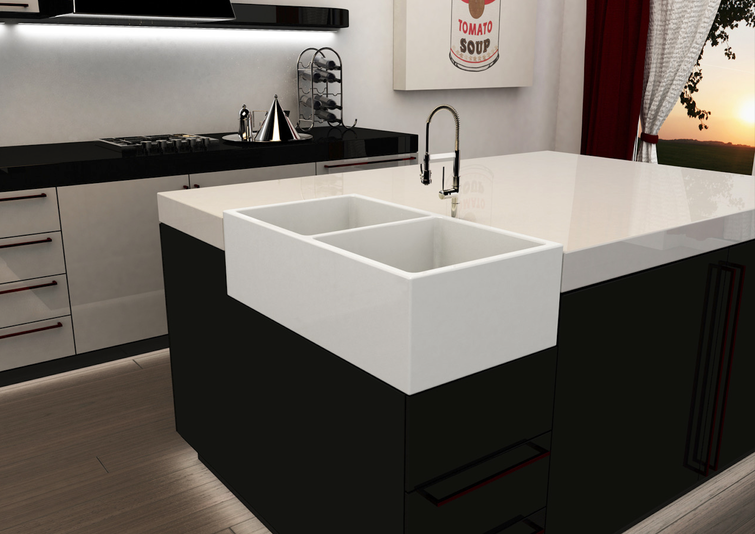 Modern Kitchen Sink Design Ideas 4